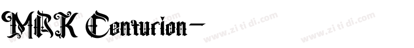 MAK Centurion字体转换